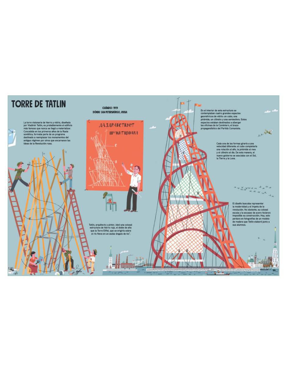Libro Atlas de Arquitectura - Los Edificios Más Increíbles Que No Sabías Que Existían de Peter Allen 4