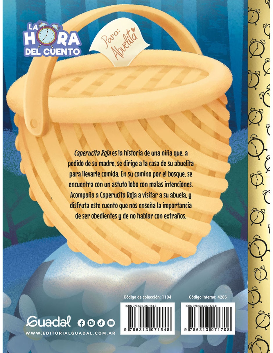 Libro La hora del cuento. Caperucita roja de Editorial Guadal 2