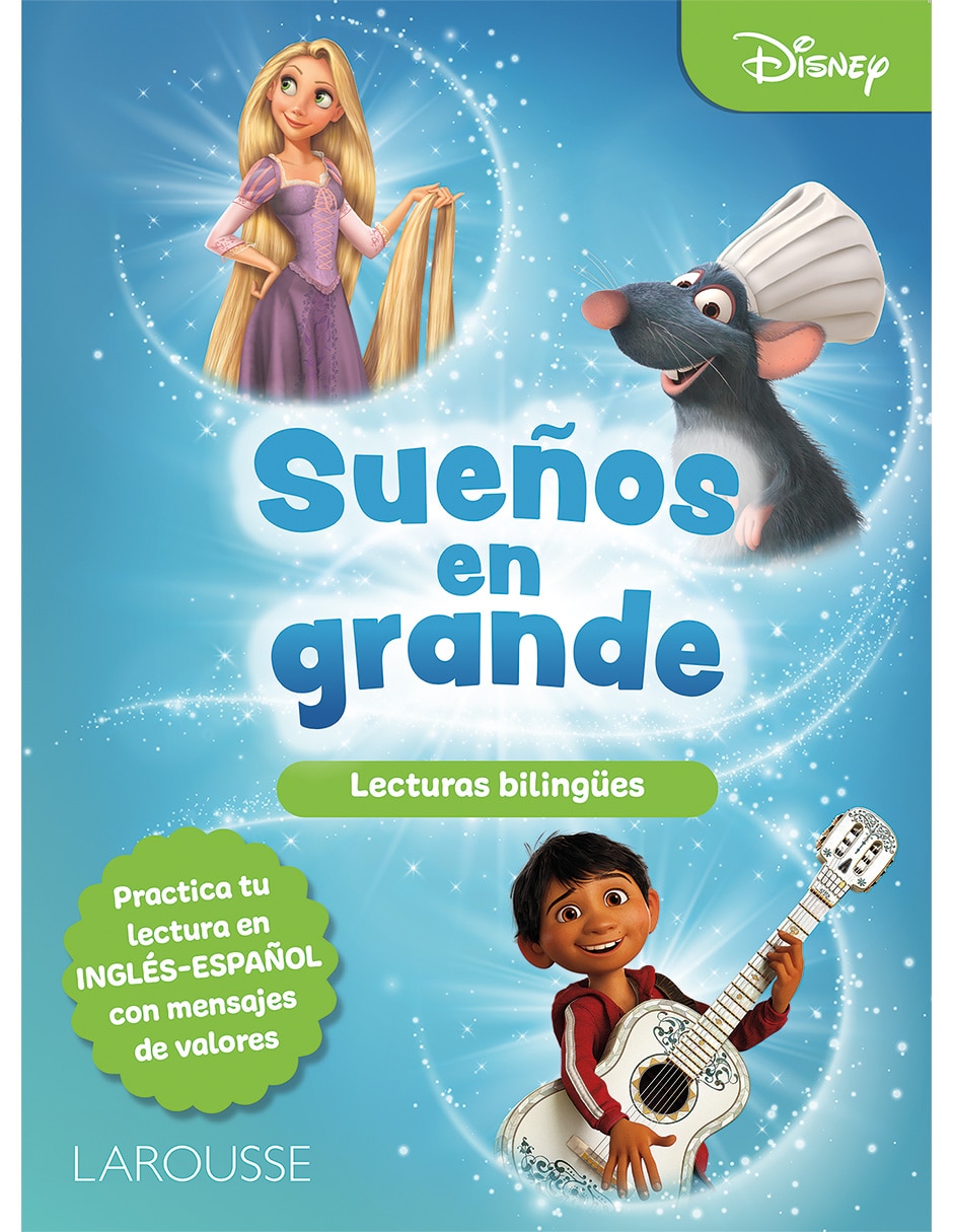Libro Disney Lecturas Bilingües de Película, Sueños En Grande de Ediciones