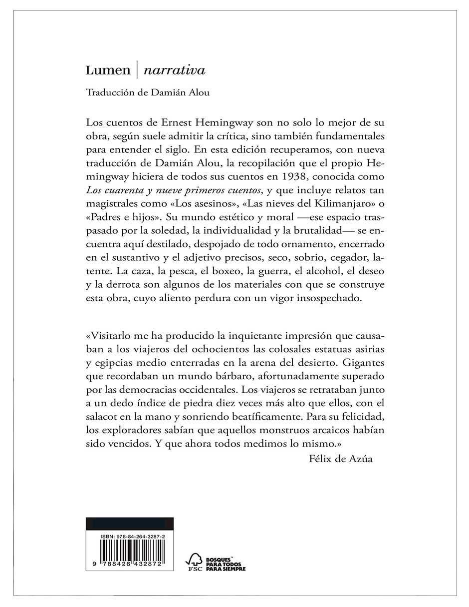 Libro Cuentos de Ernest Hemingway 3