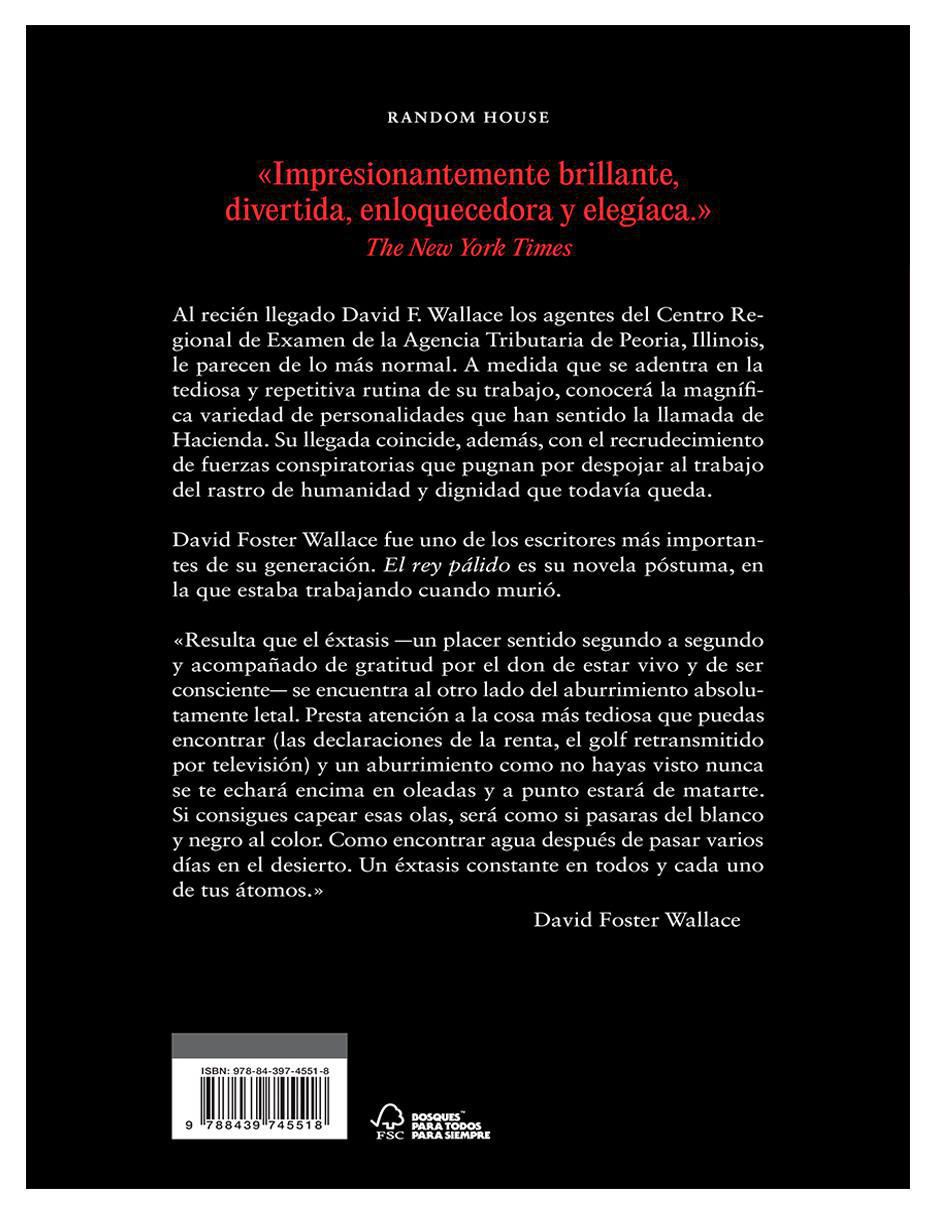 Libro El Rey Palido de David Foster Wallace 2