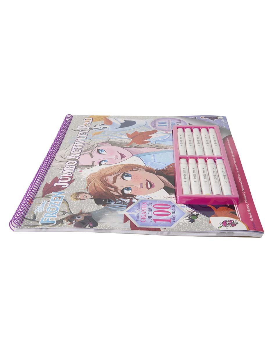 Libro gigante colorear y actividades Disney 2