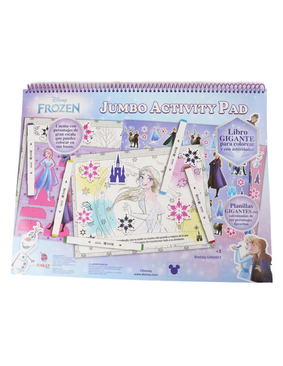 Libro gigante colorear y actividades Disney 4
