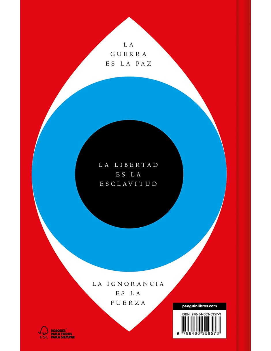 Libro 1984 (cantos pintados) de George Orwell 2
