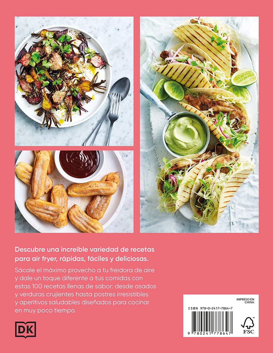 Libro Air fryer: todas las recetas de DK 2