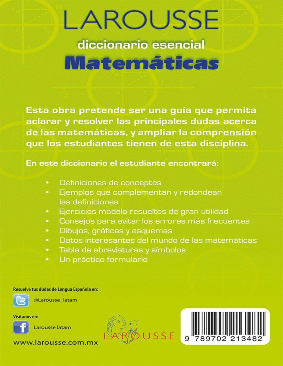 Libro Diccionario Esencial Matemáticas de Induráin, Jordi 2