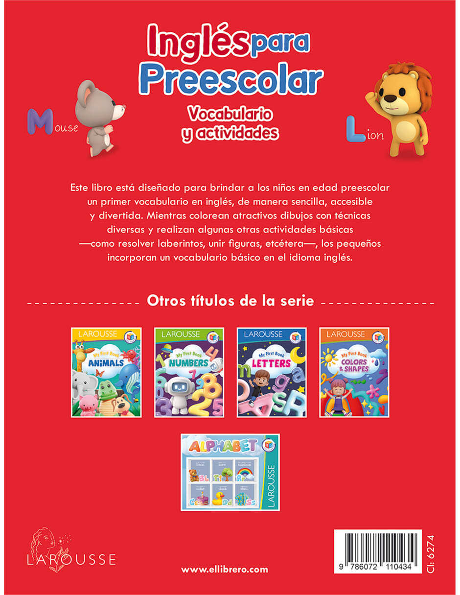 Libro Inglés para preescolar de 2
