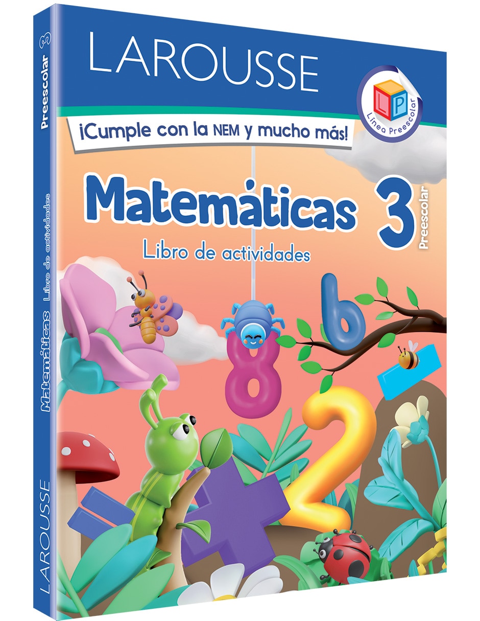 Libro Preescolar Matemáticas 3 de Ediciones 3