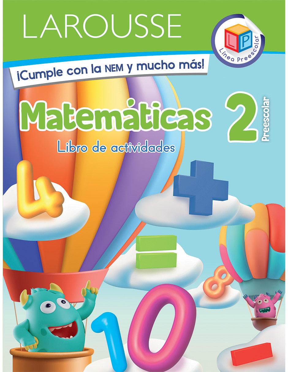 Libro Preescolar Matemáticas 2 de Ediciones