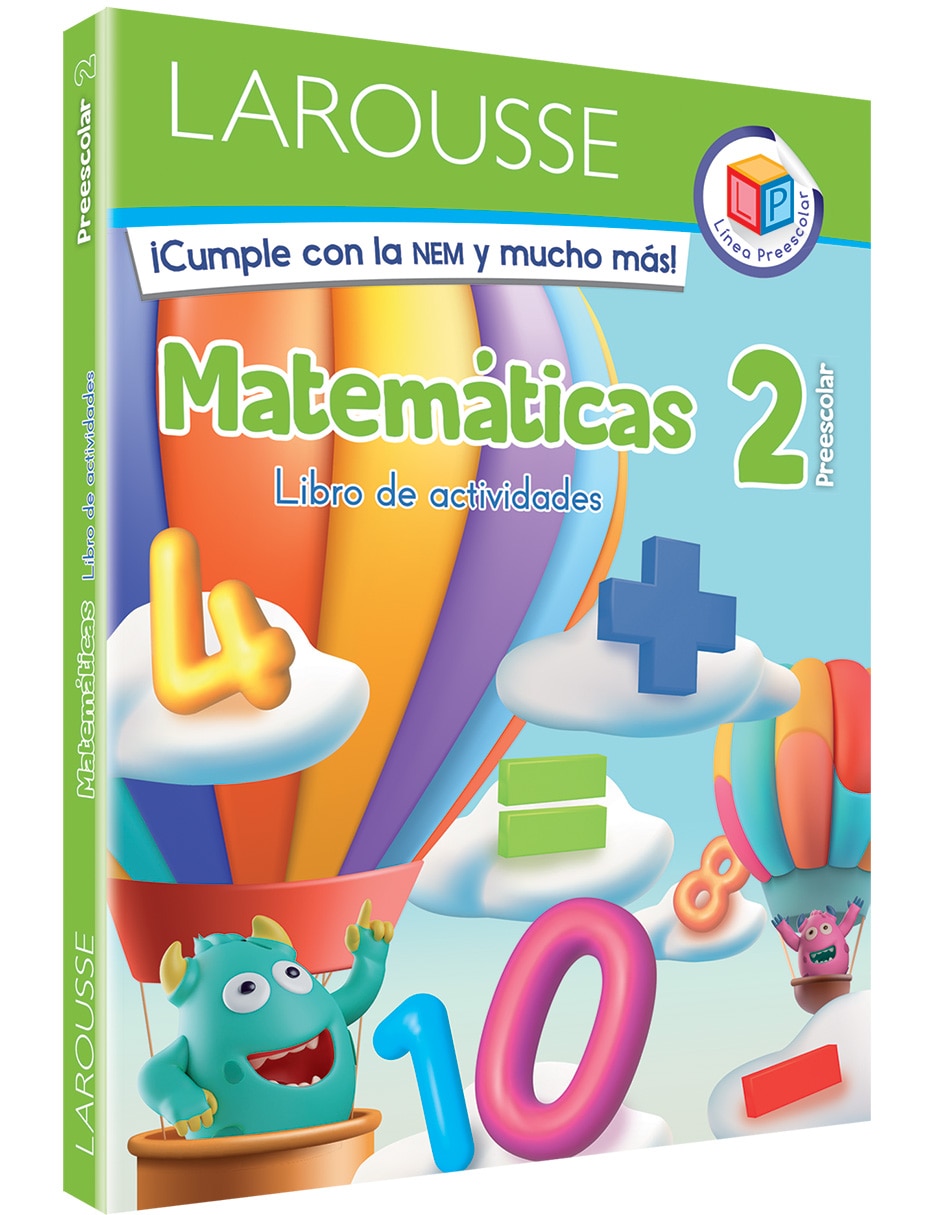 Libro Preescolar Matemáticas 2 de Ediciones 3