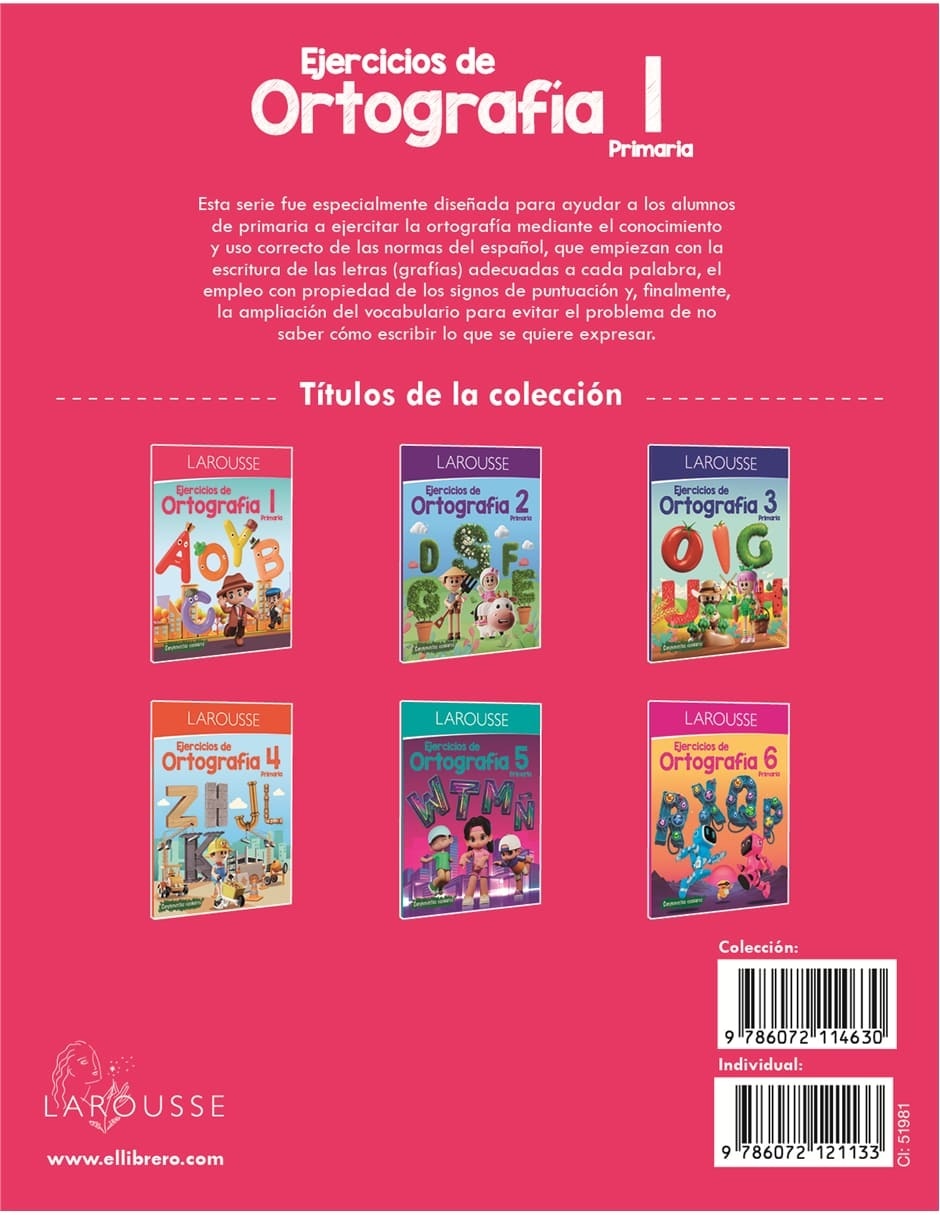 Libro Ejercicios de Ortografia 1 Primaria de Ediciones 2