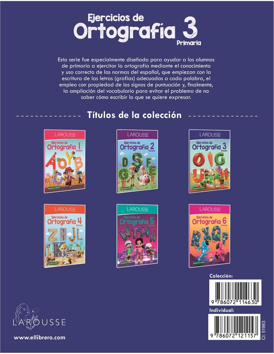 Libro Ejercicios de Ortografia 3 Primaria de Ediciones 2
