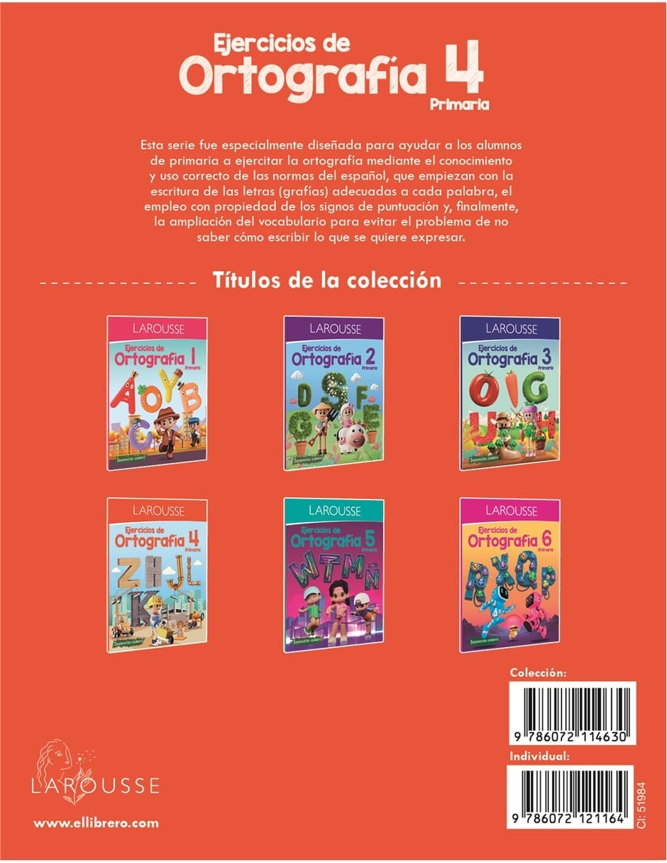 Libro Ejercicios de Ortografia 4 Primaria de Ediciones 2