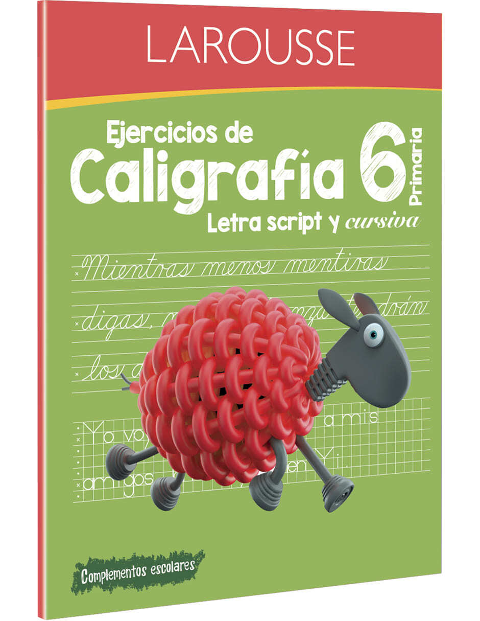 Libro Ejercicios de caligrafía 6° de primaria de Ediciones 3