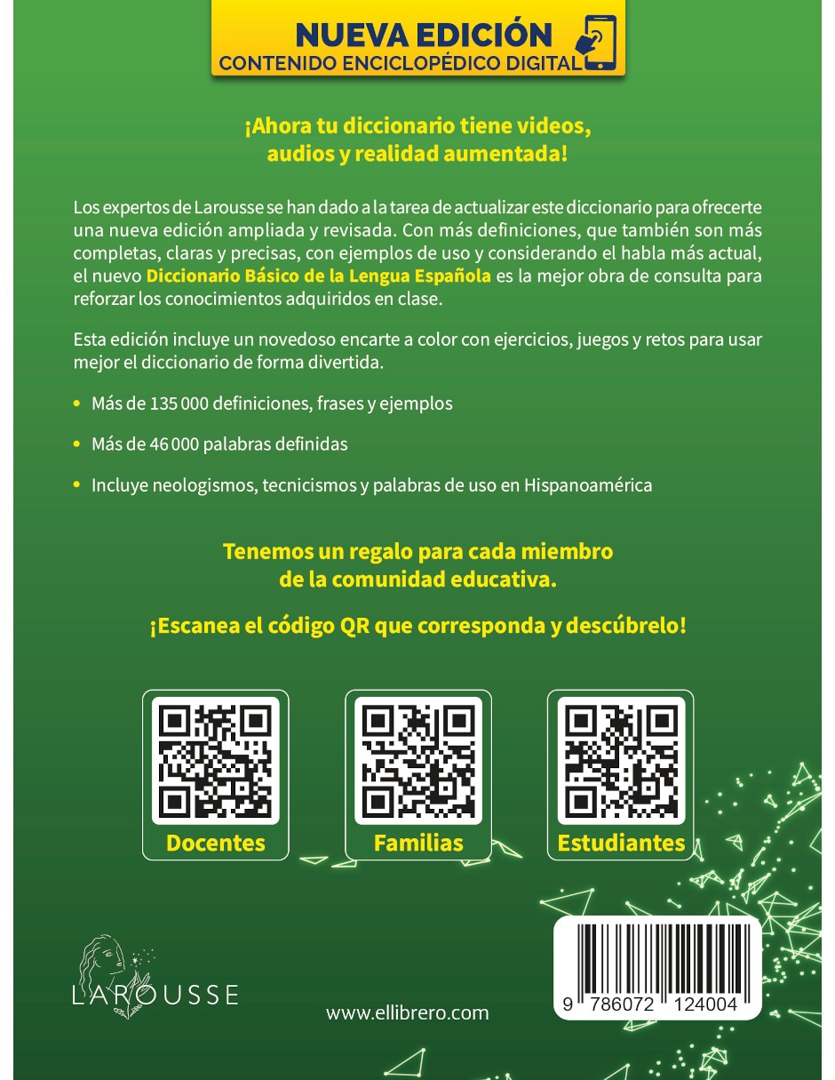 Libro Diccionario Básico Lengua Española de Ediciones 2