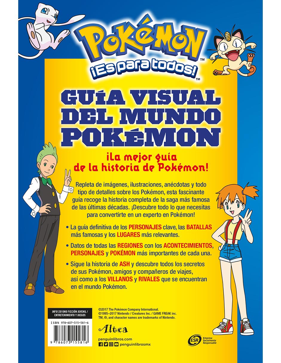 Libro Guia Visual Del Mundo Pokemon De Altea 1