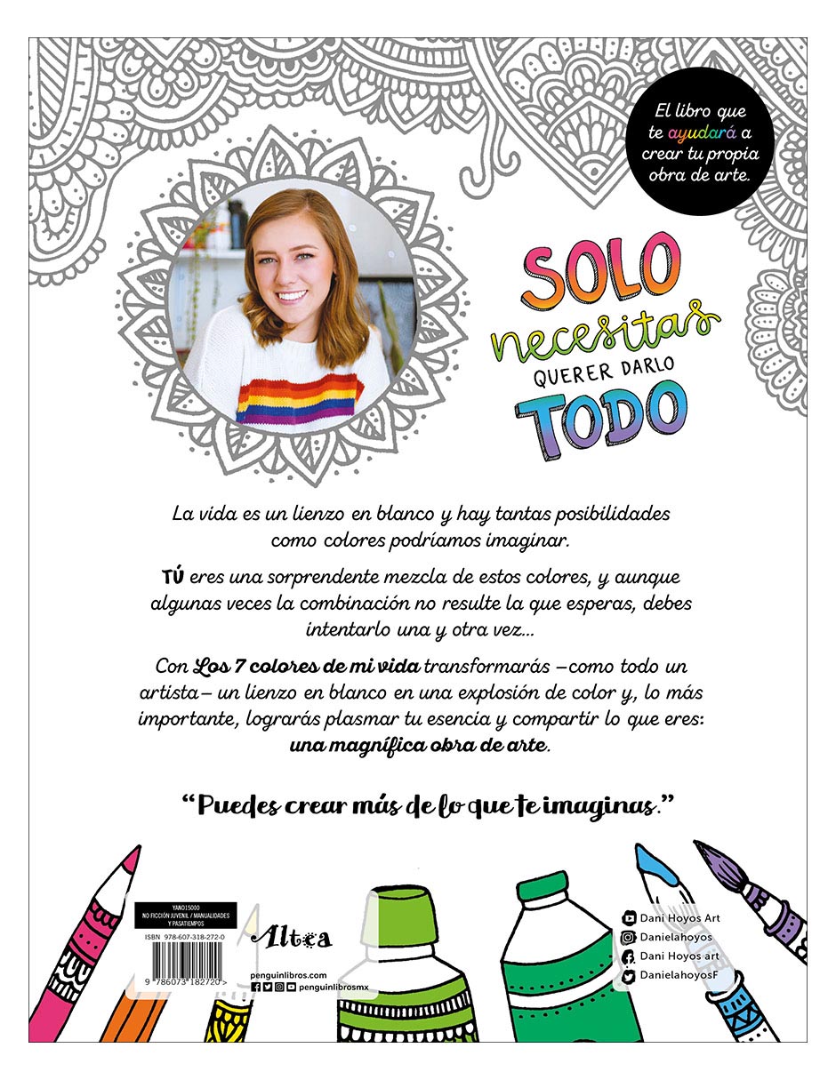 Libro Los 7 Colores de Mi Vida de Dani Hoyos 2